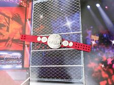 WWE MATTEL ELITE FOR FIGURE BELT 1 X RED RAW CHAMP WORLD TAG TEAM TOY Wrestling for sale  BLACKBURN