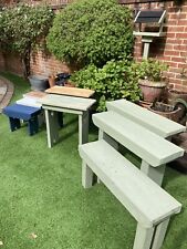 Wooden stools garden for sale  LINCOLN