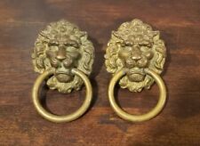 Vintage brass lion for sale  Burghill