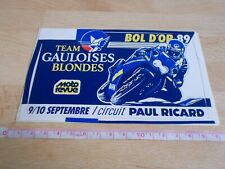 Autocollant team gauloises d'occasion  Toulon-