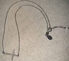 Sideways cross necklace for sale  Romeo