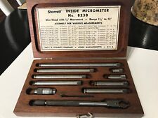 Starrett inside micrometer set 823B for sale  Shipping to South Africa
