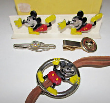 Abotoaduras Disney Mickey Mouse barra de gravata bolha e bolo comprar usado  Enviando para Brazil