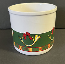 Ceramic christmas crock for sale  Minneapolis