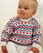 Knitting pattern baby for sale  BRIGHTON