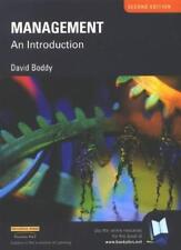 Management: An Introduction By David Boddy. 9780273655183 for sale  UK