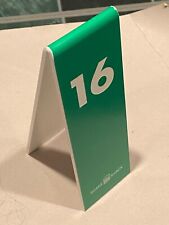 Shake Shack #16 Plastic Green Table Tent *Pre Owned* ddd1 for sale  Shipping to South Africa