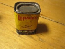 Lepague’s Casein Glue Vintage Estanho, Cimento, Gloucester, Massa. lata lg comprar usado  Enviando para Brazil