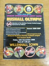 2008 rushall olympic for sale  BIRMINGHAM
