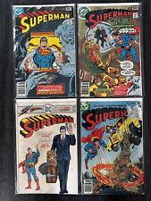 Superman  Lot  of 4 #296, #319, #326, #327 DC Comics - Vintage Sharp for sale  Shipping to South Africa