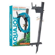 Aqua Joe Garden Hose Stand with Brass Faucet for sale  Olympia