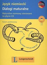 Dialogi maturalne język niemiecki + CD: Poziom pods... | Buch | Zustand sehr gut na sprzedaż  Wysyłka do Poland