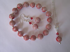 Red swirl crystal for sale  WIGAN