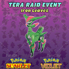 IRON LEAVES TERA RAID EVENT ⚡ POKEMON SCARLET & VIOLET ⚡ ⚡ PARADOX VIRIZON for sale  Shipping to South Africa