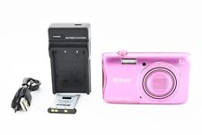 Juego de cargador de batería de cámara digital Nikon COOLPIX S3700 rosa 20,1 MP 8x Wi-Fi, usado segunda mano  Embacar hacia Argentina