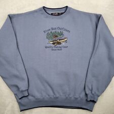 Croft Barrow Sweatshirt Mens XL Sweater Fishing Hunting Canoe Cabin Gear Adult, used for sale  Shipping to South Africa
