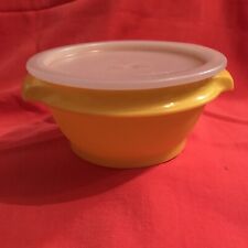 Vintage Tupperware 1323 Base Amarela Colheita Transparente Tampa de Vedação Instantânea Um Toque2423 comprar usado  Enviando para Brazil