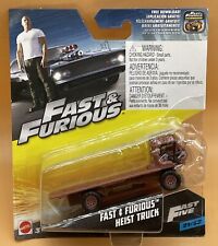 Used, Fast Furious Heist Truck Five FAST FURIOUS FIVE Mattel 1:55 Rare Carded New 2017 for sale  Shipping to South Africa