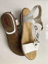 Damenschuhe sandalette weiß gebraucht kaufen  Fürth