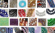 200 Pcs Wholesale 27 Colors 5x8mm Faceted Crystal Gemstone Rondelle Loose Beads for sale  Shipping to South Africa