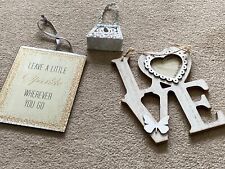 Hanging wooden heart for sale  LOUTH