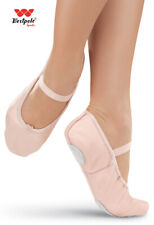 WESTPOLE Pink Leather Ballet Dance Shoes split suede sole Children & Adult size segunda mano  Embacar hacia Argentina