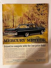 Usado, Antigo 1961-Mercury Meteor 600 e 800 Series-Impressão Preço de anúncio para competir V-6 e V-8 comprar usado  Enviando para Brazil