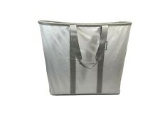 Used, Clever Made Laundry Caddy / Basket Collapsible Sides 21"X17" Fabric Storage Bin for sale  Tilton