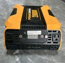 POWERDRIVE 2000W BLUETOOTH POWER INVERTER 4 AC outlets 1 USB A and 1 USB C port  for sale  Shipping to South Africa