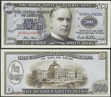 LOTE DE 500 notas - Quinhentos dólares novidades Bucks, dinheiro fictício nota novidade comprar usado  Enviando para Brazil