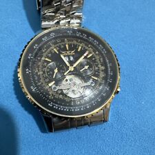 JARAGAR MENS CHRONOGRAPH WRISTWATCH WATCH SELF WINDING JEWELRY, used for sale  Shipping to South Africa