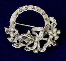 Vintage brooch silver for sale  PLYMOUTH