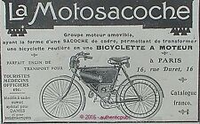 Publicite motosacoche bicyclet d'occasion  Cires-lès-Mello