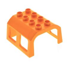 Używany, 1x Lego Duplo Nasadka kolejowa 2x4 pomarańczowa kabina dach lokomotywa powóz 13530 na sprzedaż  Wysyłka do Poland