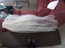 Ivory wedding veil for sale  NEWPORT