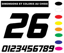 Sticker numero motocross d'occasion  Rochecorbon
