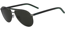 Gafas de sol Lacoste para hombre de metal brillante/gris/verde piloto - L193S 035 segunda mano  Embacar hacia Mexico