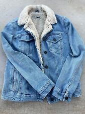 Denim jacket fleece for sale  EXETER