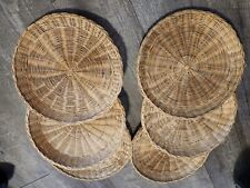 wicker paper plate holders for sale  Mukwonago