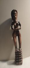 Vintage Handmade Wooden Girl Statue, African 250mm na sprzedaż  PL