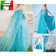 Frozen - Vestito Carnevale Elsa 2-12 Y anni Dress up Elsa Costumes 789007K, usato usato  Velletri