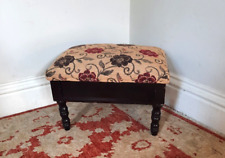 Used, Vintage Small Wooden Footstool Footrest With Floral Design Lift Up Lid for sale  Shipping to South Africa