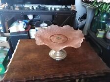 Antique frosted pink for sale  LOUGHBOROUGH