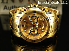 Invicta 48mm PRO DIVER relógio masculino cronógrafo de mergulho mostrador dourado folheado a ouro 18K comprar usado  Enviando para Brazil
