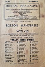 1946 wolverhampton wanderers for sale  BRIDGNORTH