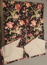 Floral Towel Set (gently used as Decoration) - Black Multiprint for sale  Shipping to South Africa
