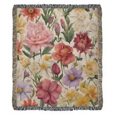 Cobertor tecido mês flor nascimento junho - Rosas e madressilva, usado comprar usado  Enviando para Brazil