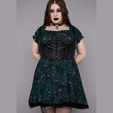 Mini vestido gótico mágico à base de plantas Dolls Kill Widow Ivy 3X comprar usado  Enviando para Brazil