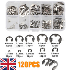120pcs clips ring for sale  TAMWORTH