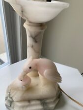 alabaster bird lamp for sale  Chepachet